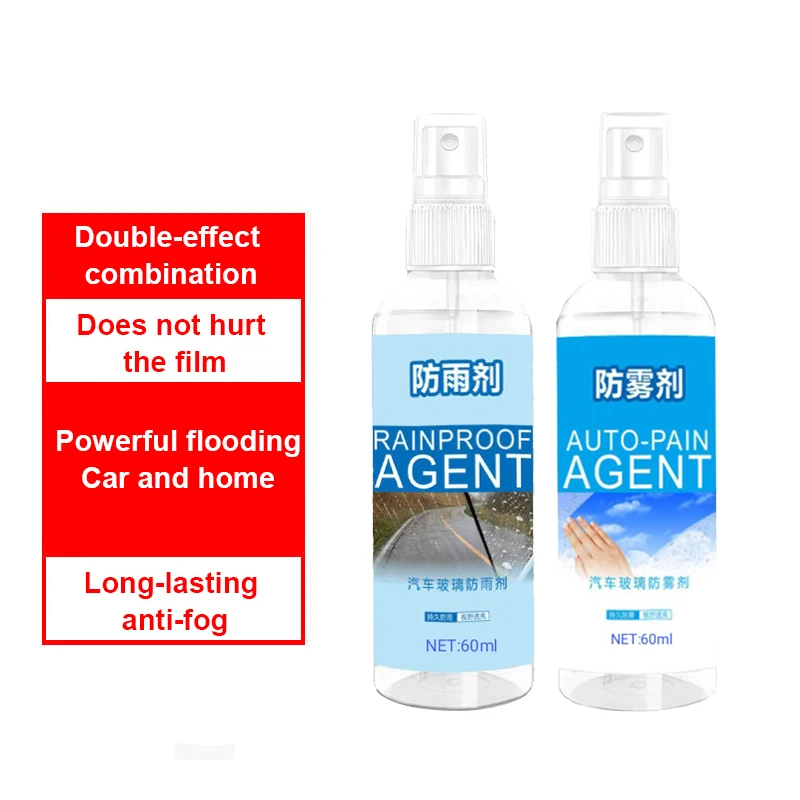 

Windows Waterproof Rainproof Nano Hydrophobic Coating Window Repair 60ml Automobile Windshield Water Repellent Car Coating
