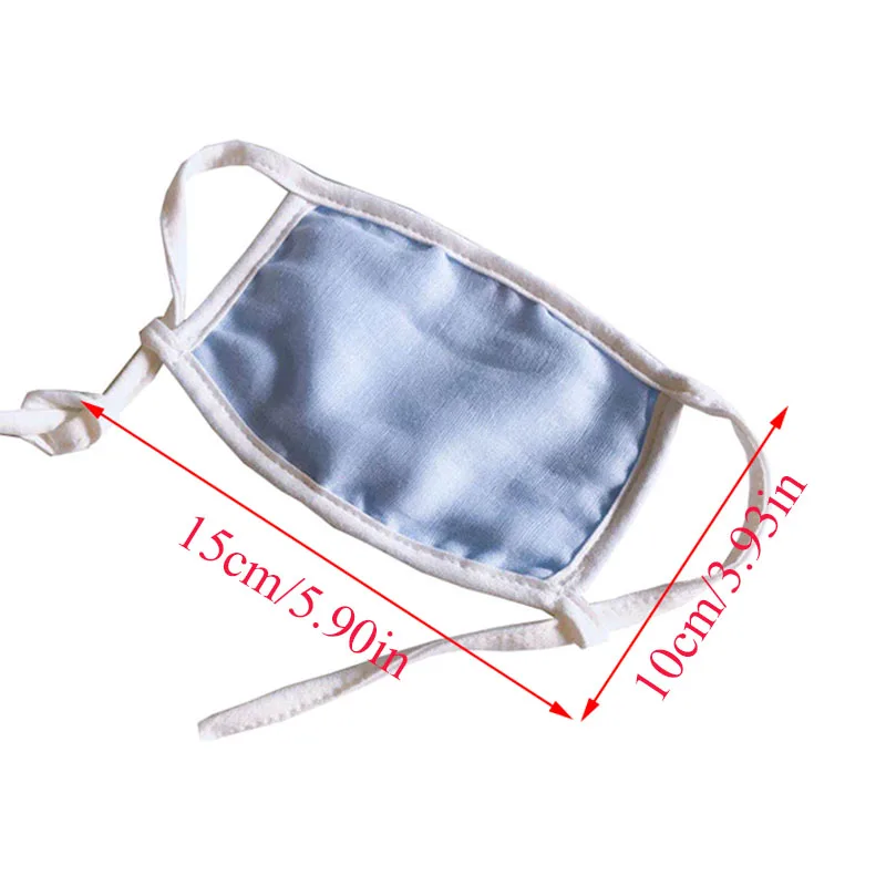 Детская многоразовая маска для рта хлопковая противозагрязняющая пыль