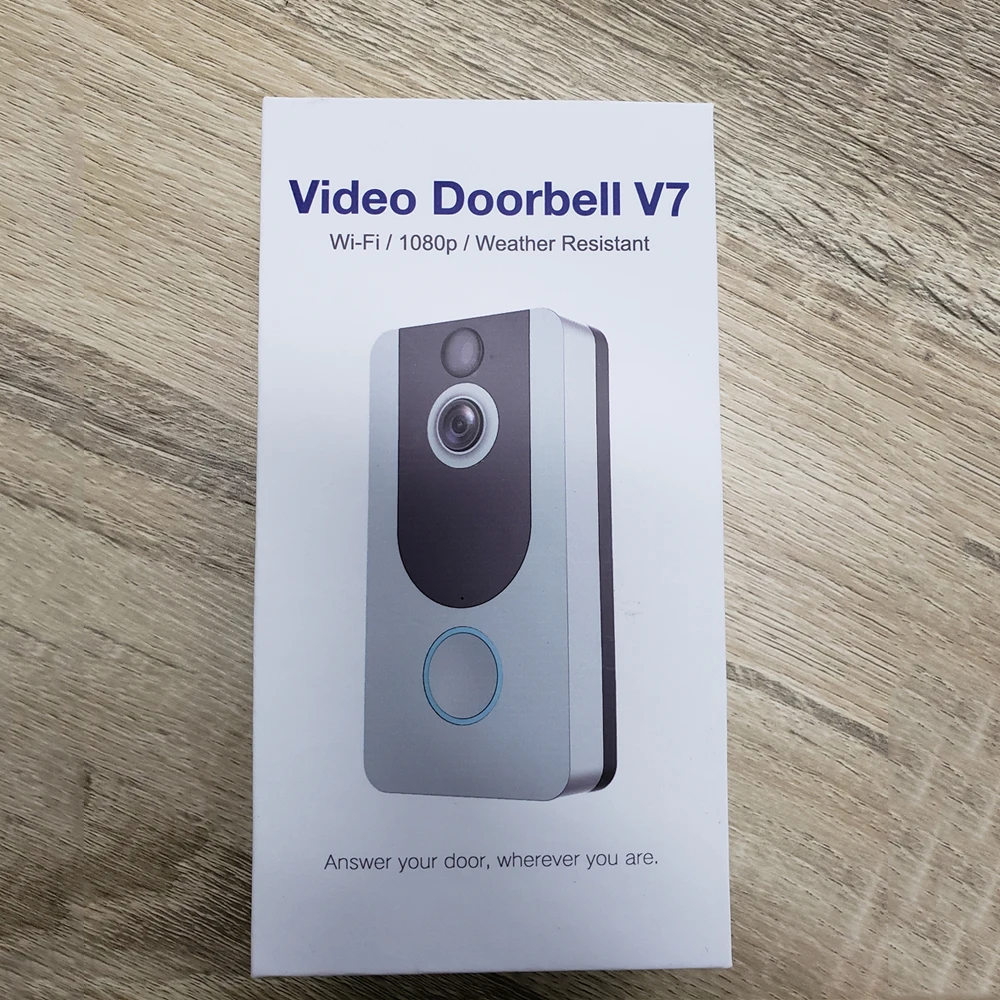 HD 1080P умный дом видео дверной звонок камера беспроводной Wifi телефон домофон