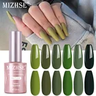 MIZHSE 18 мл оливкового цвета Гель-лак для ногтей 6 цветов Полупостоянный Лаки Гибридный гвоздь лак для ногтей маникюр гель для ногтей