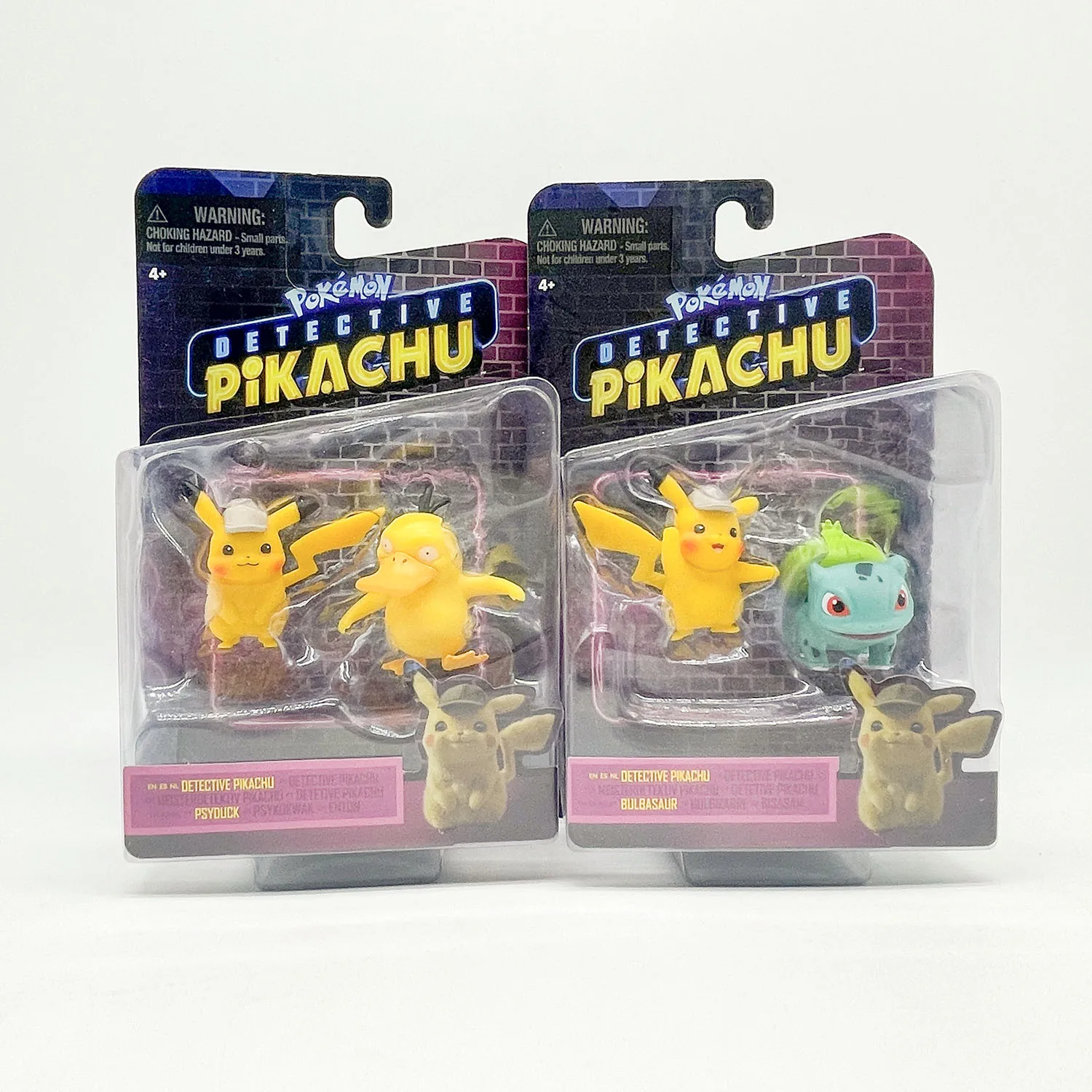 

Pokemon WCT Movies Detectuve Pikachu Bulbasaur Psyduck Doll Gifts Toy Model Anime Figures Collect Ornaments