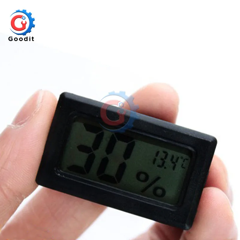 Mini Digital LCD Indoor Convenient Temperature Sensor Humidity Meter Thermometer Hygrometer Gauge indoor outdoor LCD Digital