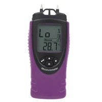 mini professional handheld digital moisture meter humidity tester for wood concrete building materials sdwall lcd display