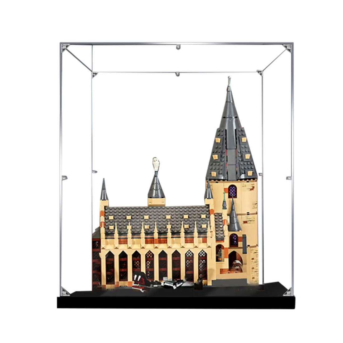 

Акриловая коробка для строительных блоков 3 мм, демонстрационная коробка для 75954 блоков, аксессуары (без блоков)-версия класса S без клея