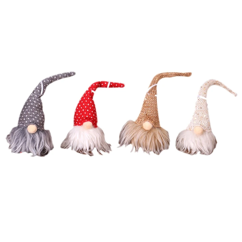 

Подвеска в виде рождественской елки с подсветильник кой, светодиодный ночсветильник, светящиеся украшения для дома и праздников, 4 шт.