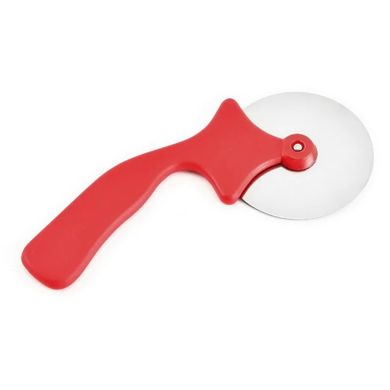 Пицца ролик режущая головка Нержавеющая сталь пиццы вафельный роликовый нож с Non