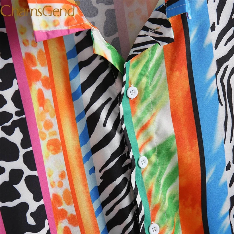 Фантазийный Леопардовый принт короткий рукав блузка рубашки для мужчин хит лета