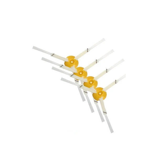 4pcs side brush Высокое качество не допускает перехлестывания шнура для мусора и Hepa фильтр и боковая щетка для iRobot Roomba 800 900 серии 870 880 980 - Цвет: 4pcs side brush