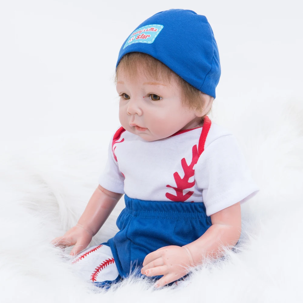 Кукла Bebes Reborn 55 см новинка ручная работа силиконовая кукла Baby Очаровательная