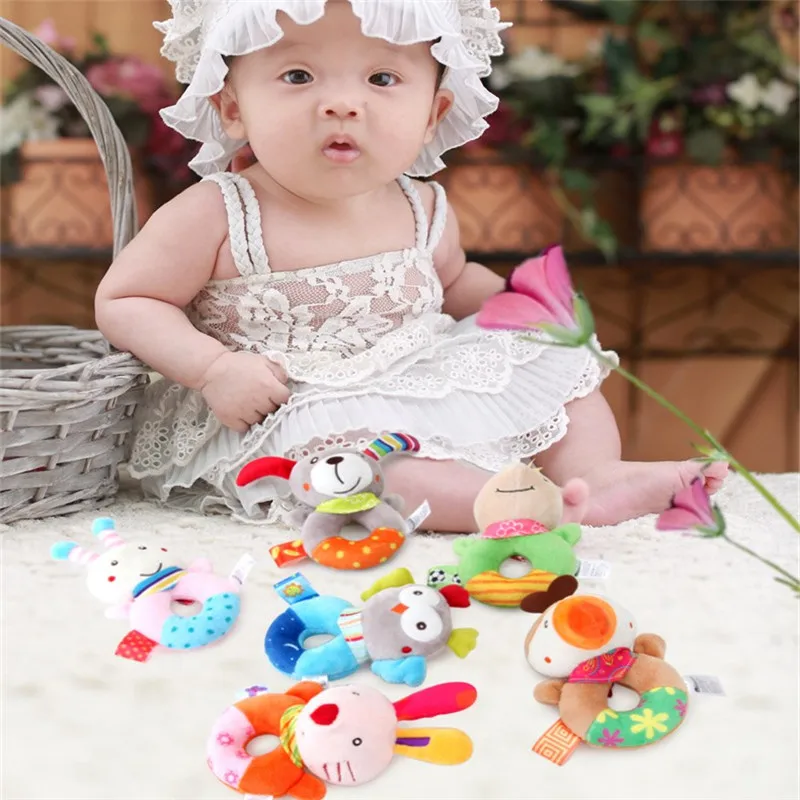 

Милые мягкие и плюшевые животные сказочные мечтательные щенки Сова пчела кролик колокольчик мультяшное животное ручное кольцо детские плю...