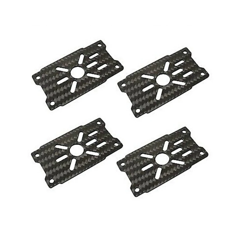 4pcs/lot Carbon Fiber Brushless Motor Mount Plate 16mm Arm for RC Multicopter + Tracking Number | Игрушки и хобби
