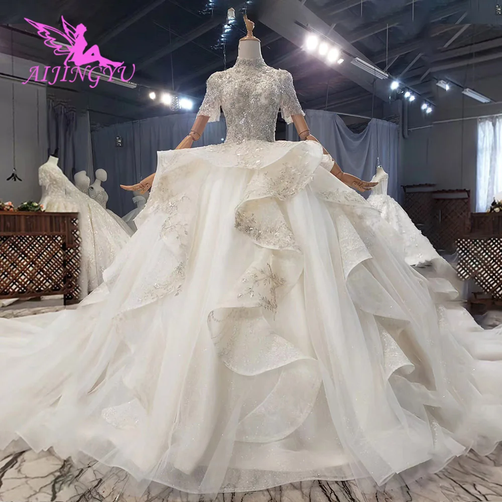 

AIJINGYU Dresses Removable Skirt and Prices Couture Queen China Indian Custom Gown Modest Wedding Gowns