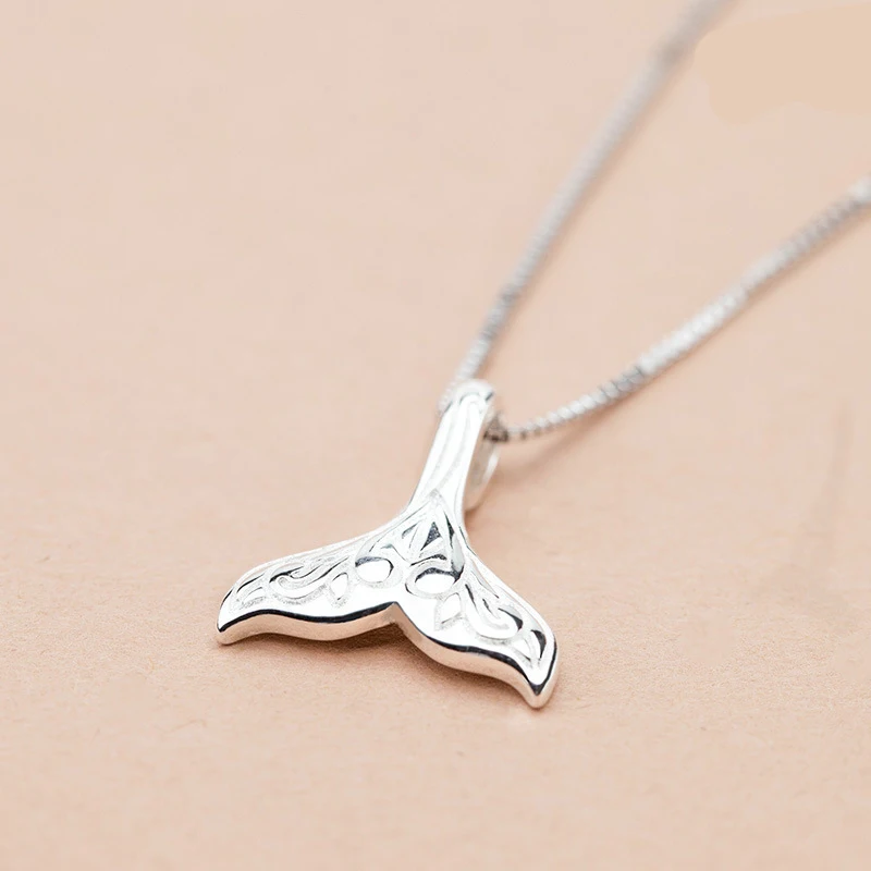 Ожерелья Kindey в стиле бохо с хвостом русалки серебряного цвета для женщин и