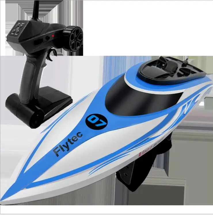 Blue 46 см 30 км/ч высокая скорость RC гоночный катер 2,4 г пульт дистанционного управления яхта прогулочное ремесло экскурсионная лодка корабль пароход для мальчика девочка игрушка подарок - Color: Blue