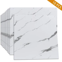 self adhesive floor tiles sticker marble wallpaper waterproof non slip kitchen backsplash peel and stick floor tiles 30x30cm