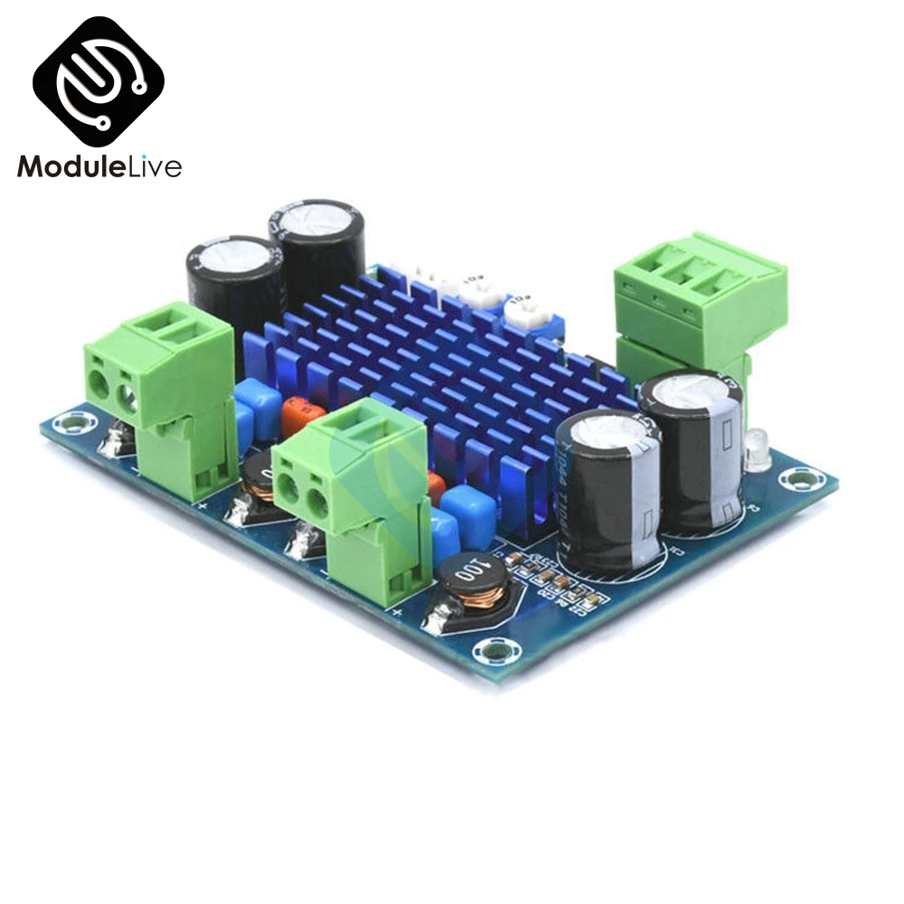 Высокомощная цифровая фотовспышка Плата усилителя мощности 2*120 Вт TPA3116D2 вход 5 В 24