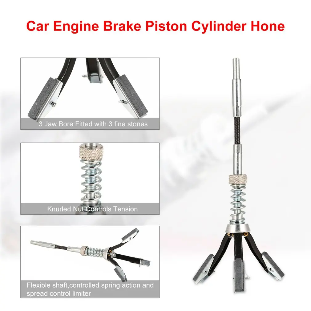 Хонинговальный инструмент с 3 зажимами регулируемый тормозной поршневой цилиндр