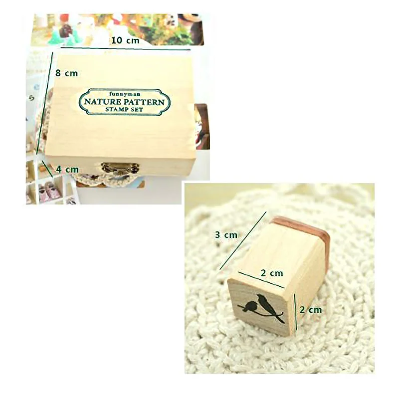 4 компл./лот природа узор наборы штампов прозрачные наклейки &quotсделай сам&quot для