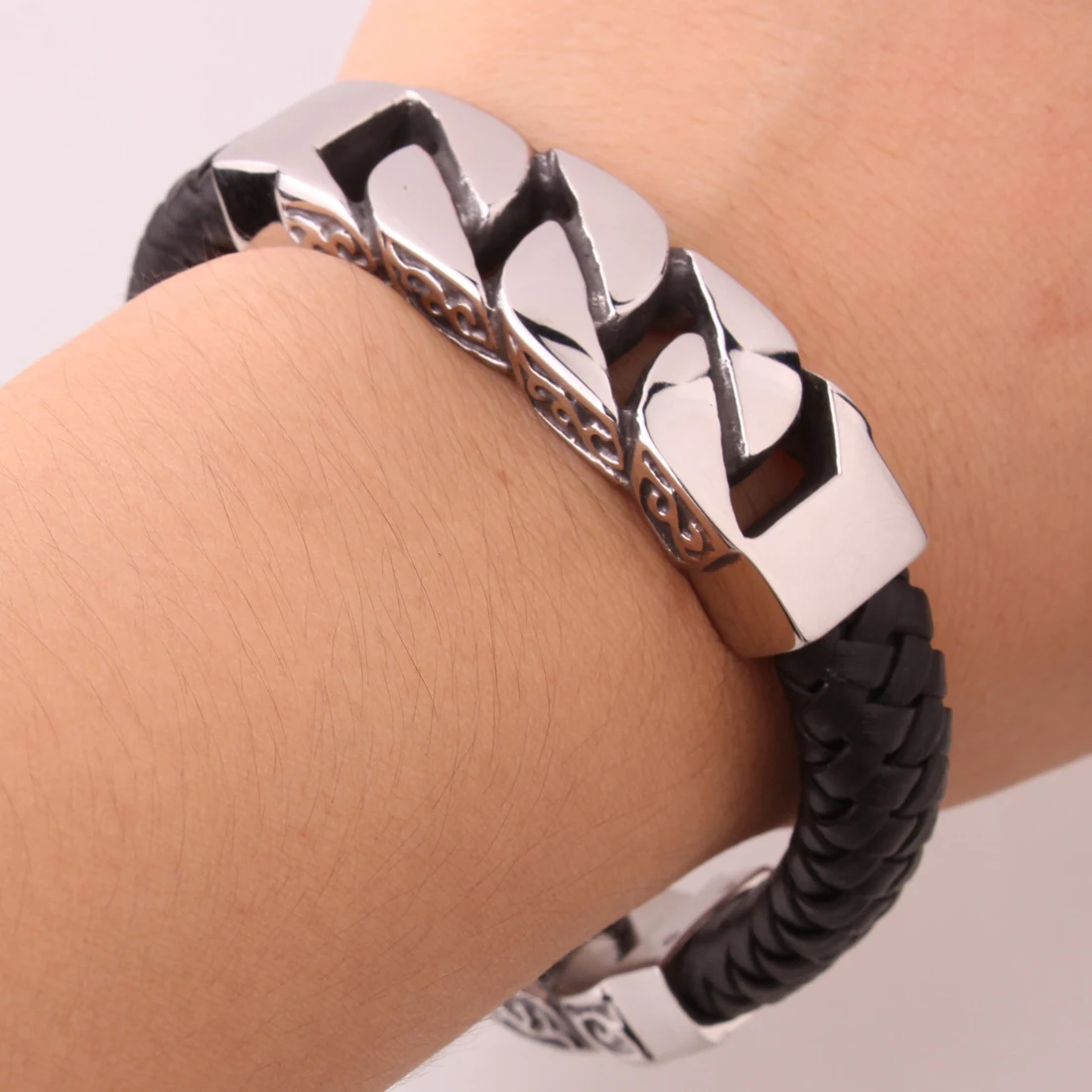 Уникальный дизайн в стиле панк специальная цепочка с узором аксессуары из