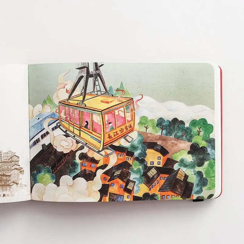 Журнал А5 в твердой обложке Набор подарочных коробок с завязками без надписей