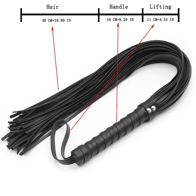 Slave Soft Leather Whip Adult Games BDSM Flogger Bondage Gear Sex Toys Flirt Couple Erotic Fetish Stimulates Queen Whips Cosplay 2