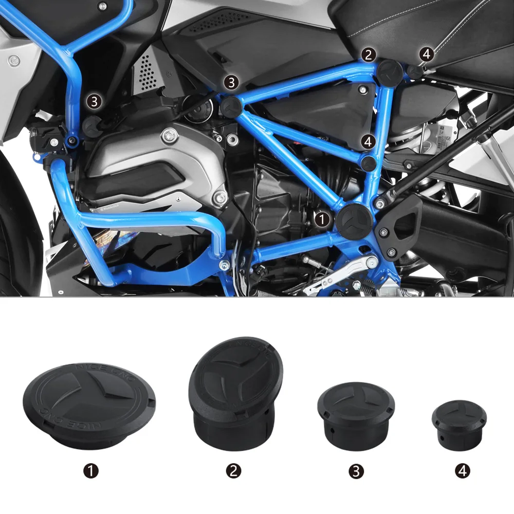 11PCS Frame Hole Cover Caps Plug Decorative Frame Cap For BMW R1200GS LC R1250GS Adventure R 1200 GS LC  R 1250 GS 2014-2021