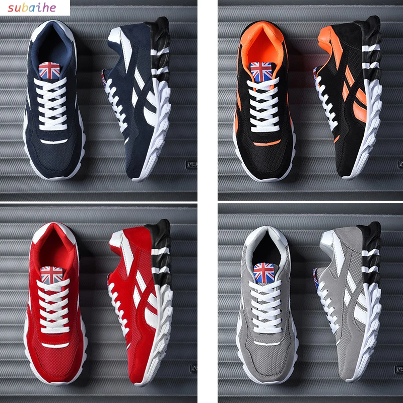 

Мужские классические кроссовки для бега, легкая дышащая Спортивная обувь на эластичной подошве, нескользящая износостойкая