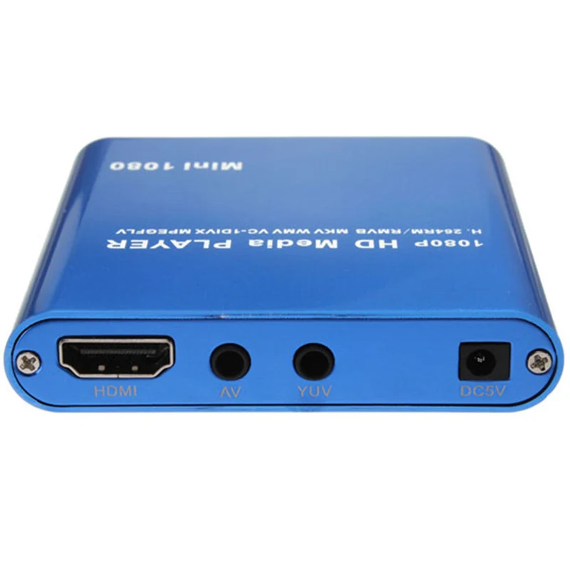 AAAE Top Eu Plug 1080P мини Hdd медиаплеер Hdmi Av Usb хост Full Hd с Sd Mmc кардридер Поддержка H.264 Mkv Avi