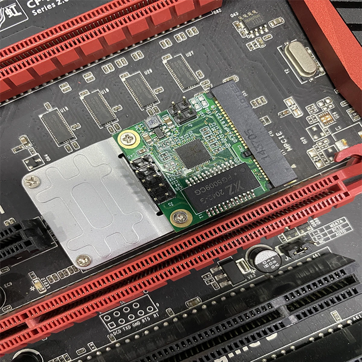 iocrest 2 5gbase t gigabit network adapter with 1 port 2500mbps mini pcie 2 5gb ethernet card rj45 lan controller card free global shipping