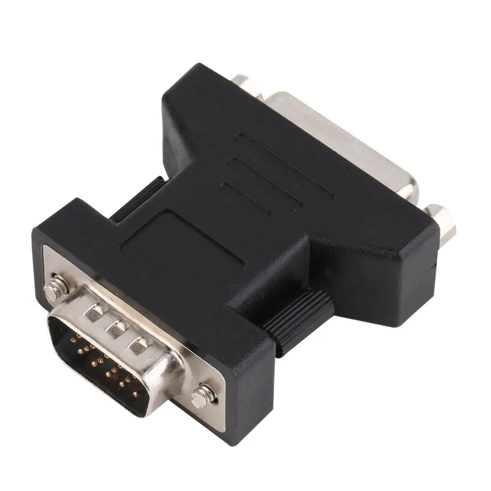 2017 новейший DVI(24 + 5) двойной разъем для VGA 15 монитор мужчин адаптер конвертер