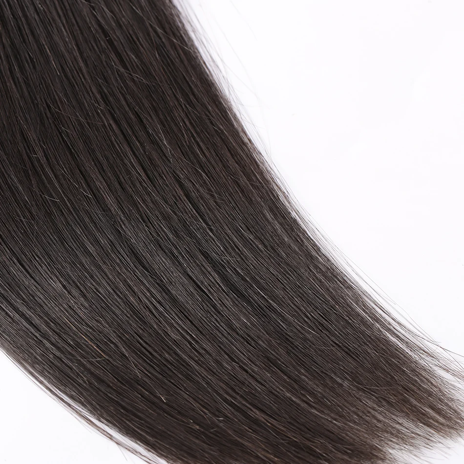 Luvin OneCut, прямые волосы, 8-30 дюймовые бразильские волосы переплетения человеческие волосы девственные волосы натуральный Цвет волосы double Drawn удлинитель