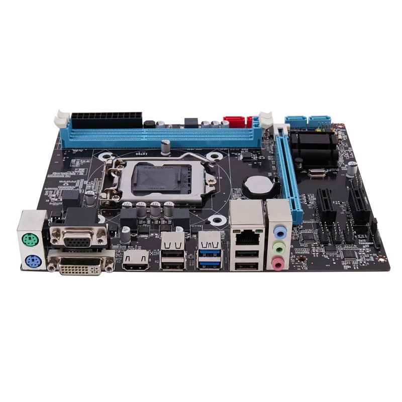 Комплект материнской платы B85 M ATx LGA 1150 DDR3 32G RAM Memory SATA2.0 USB3.0 для I3 I5 I7 CPU (с 3470 + 2x4G