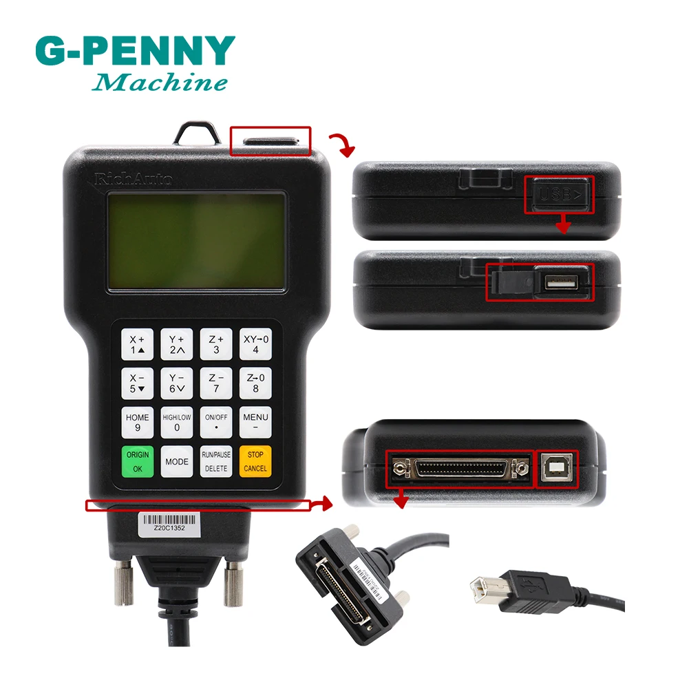 Бесплатная доставка! DSP 3 осевой контроллер Richauto A11 ЧПУ беспроводной канал для