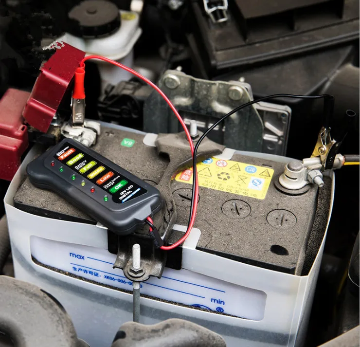 Цифровой автомобильный тестер аккумулятора генератора Стартовое состояние