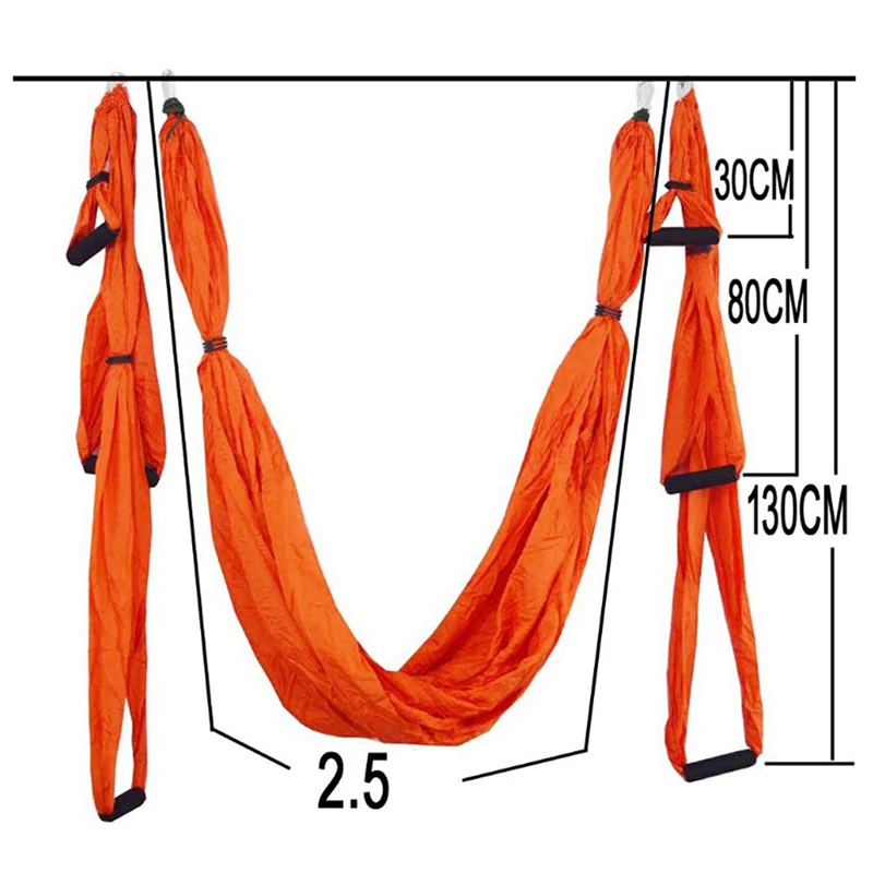 

1PCS Yoga Belt Inversion Exercises Device Anti-Gravity Inversion Yoga Therapy Aerial Trapeze Swing Hammock Flying Sling Home GYM