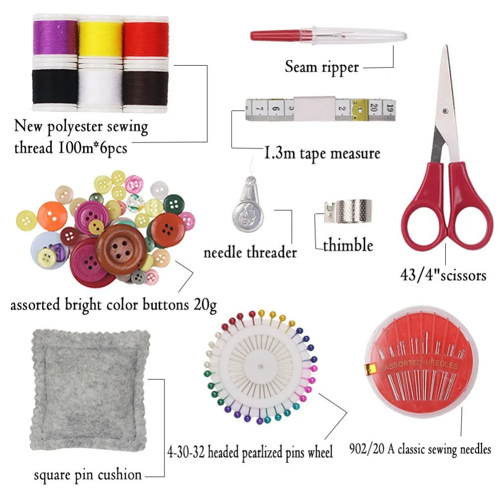 Многофункциональная тканевая корзина для шитья наборы стежка резьба иглы