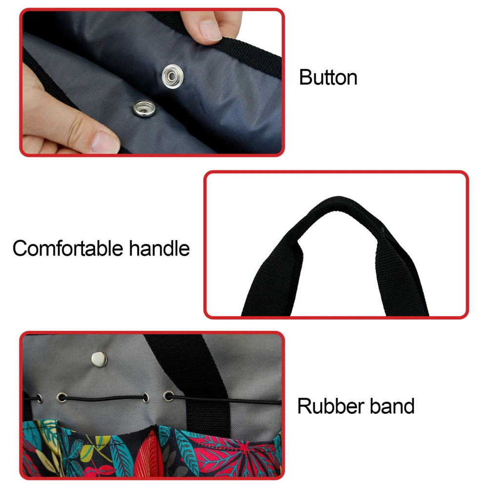 

Hardware Kit Organizer Bag Toolkit Garden Tote Canvas Multifunction Heavy Duty 600D Oxford Cloth Woodworking Handbag
