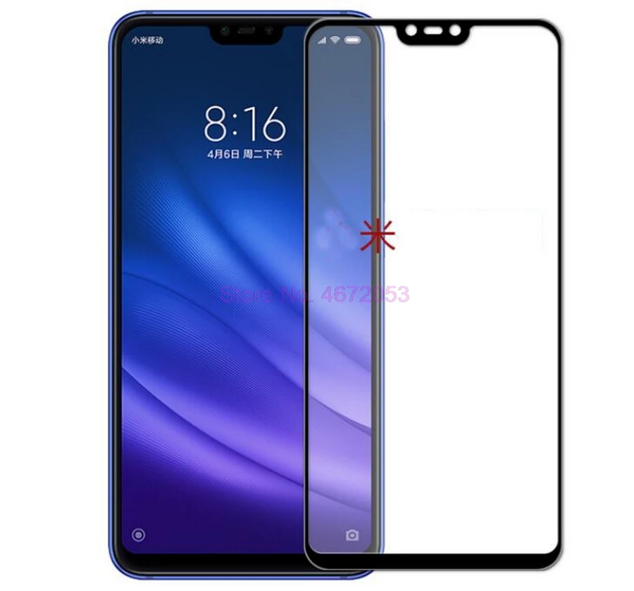 Закаленное стекло 9D для Xiaomi mi A2 Lite защита экрана с полным покрытием A1 5X 6X 500 шт. |
