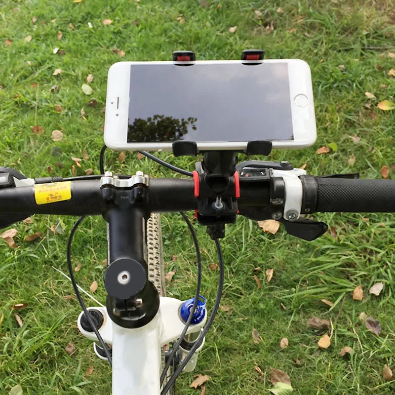 

Universal Bicycle Phone Holder Smartphone Adjustable Motorcycle Phone GPS Stand Bracket EDF88