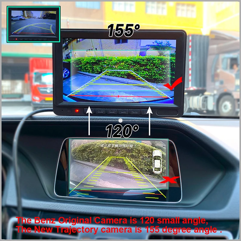 GreenYi динамический траектории парковки линии Автомобильный резервный задний