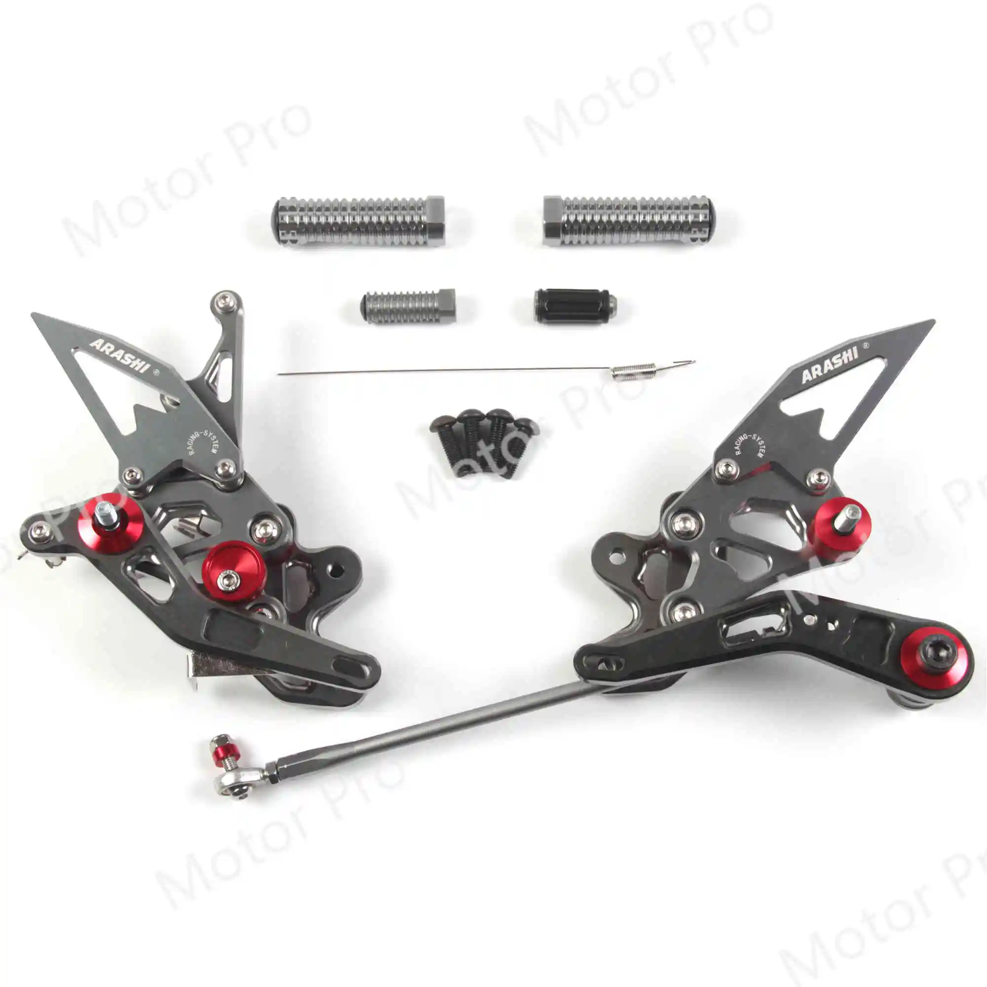 2.0 Gray Регулируемые подножки для SUZUKI GSXR 600 750 2011- 2012 2013 педаль заднего сиденья GSX R GSX-R GSXR600 - Цвет: 2.0 Gray