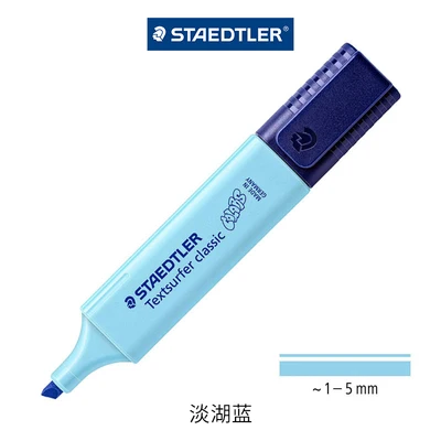 Tamping Lake Blue 2 шт STAEDTLER хайлайтер 364 C детский Макарон цвет студенческий офис основные цвета текст маркер для выделения - Цвет: Tamping Lake Blue