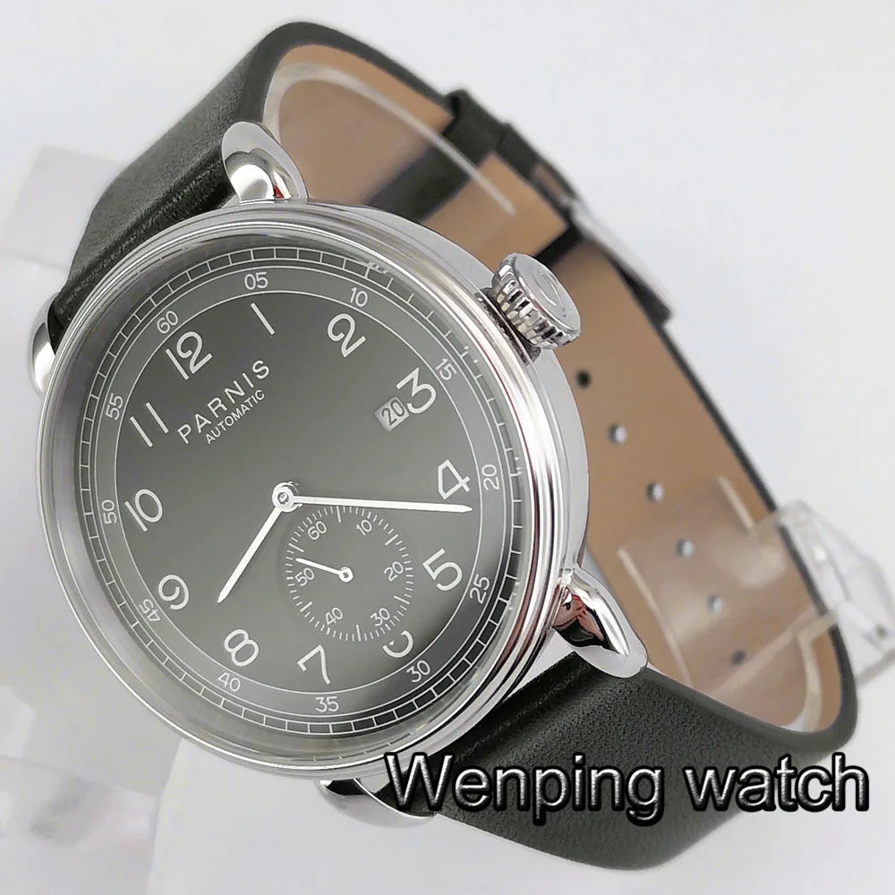 Мужские Роскошные Механические часы Parnis новинка 42 мм автоматические мужские с