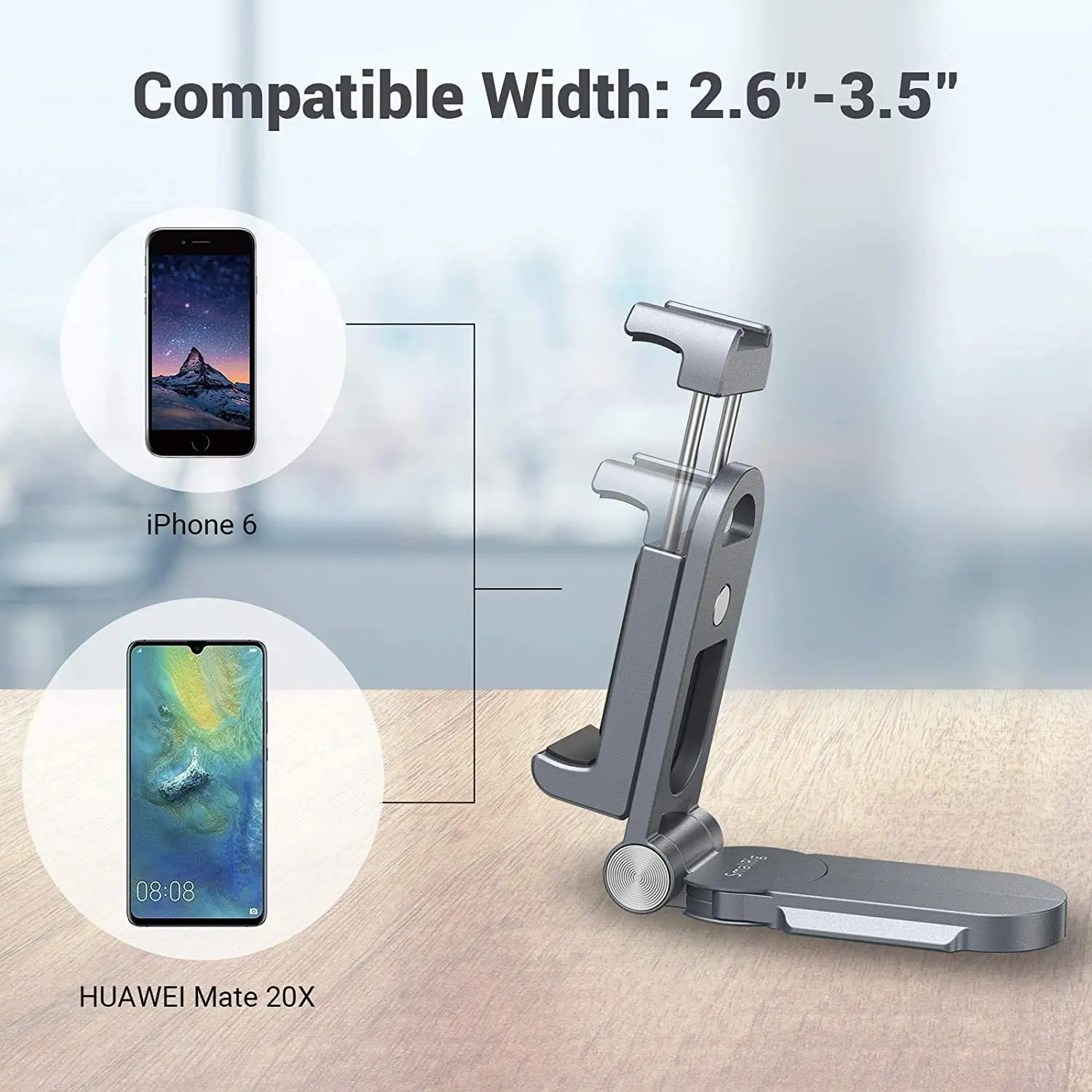 Универсальный держатель для смартфона SmallRig с защелкой стандарта Arca-Swiss прямой