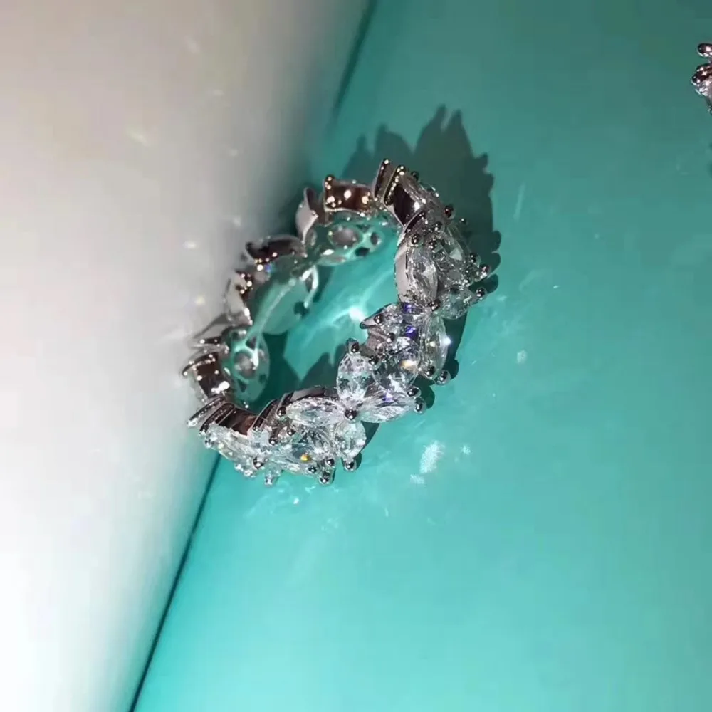 

TFR07 Elegant Acessories 925 Sterling Silver Rings fashion for Women Jewelry