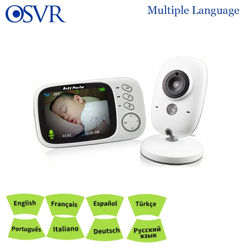 Pадионяня Видеоняня беспроводная с изображением высокого разрешения функцией