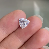 meisidian 8x8mm d color 2 carat trillion cut loose moissanite vvs1 diamond stone for ring