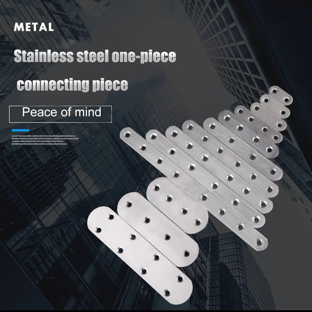 10 шт. плоские прямые скобы из нержавеющей стали ремонтные пластинки для ремонта