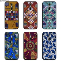 african style fabric print phone case for redmi 9a 9 8a 7 6 6a note 9 8 8t pro max k20 k30 pro