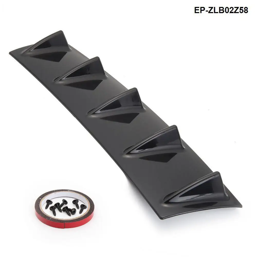 Универсальный автомобильный диффузор губа на задний бампер 7 Fin Shark стильный